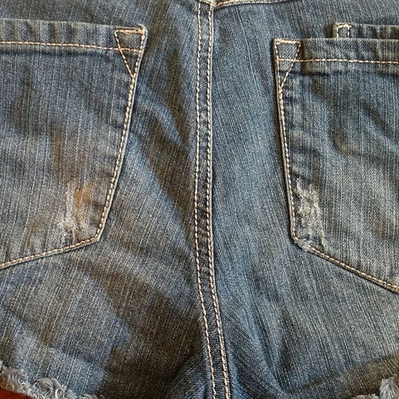 Jolt Bleach Dye Jean Shorts SZ 9 - Picture 8 of 8